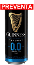 Guinness Draught 0.0 Sin Alcohol lata